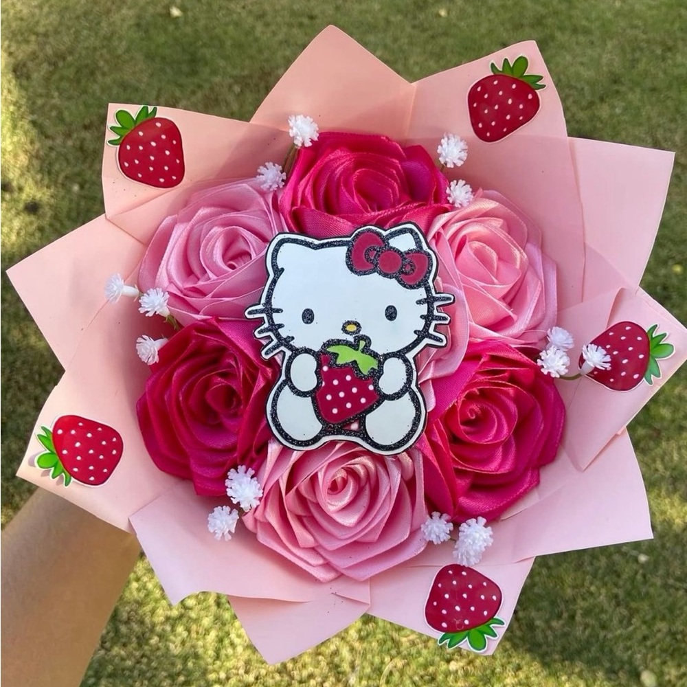 Hello Kitty Pink and Red Bouquet